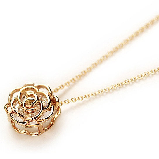 Rose Is A Rose Pendant And Chain