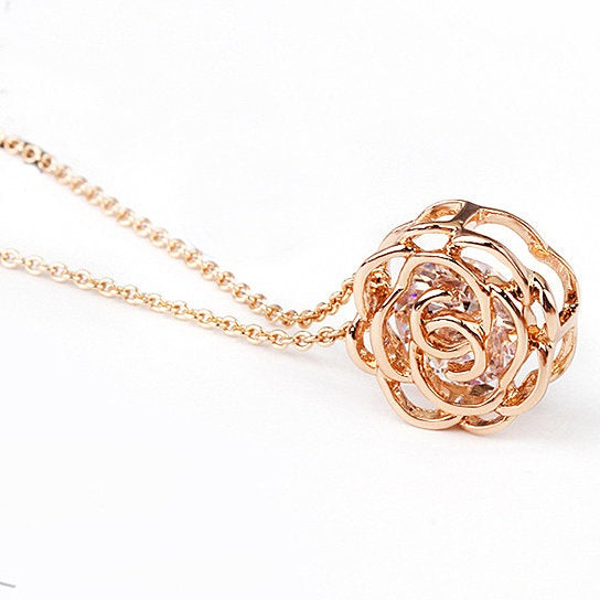 Rose Is A Rose Pendant And Chain