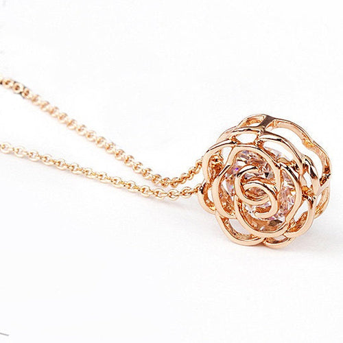 Rose Is A Rose Pendant And Chain