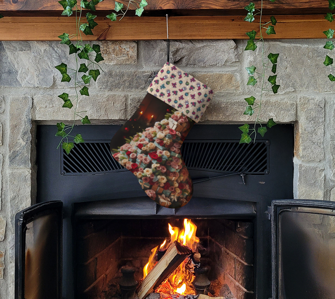 Floral Tannenbaum Stocking