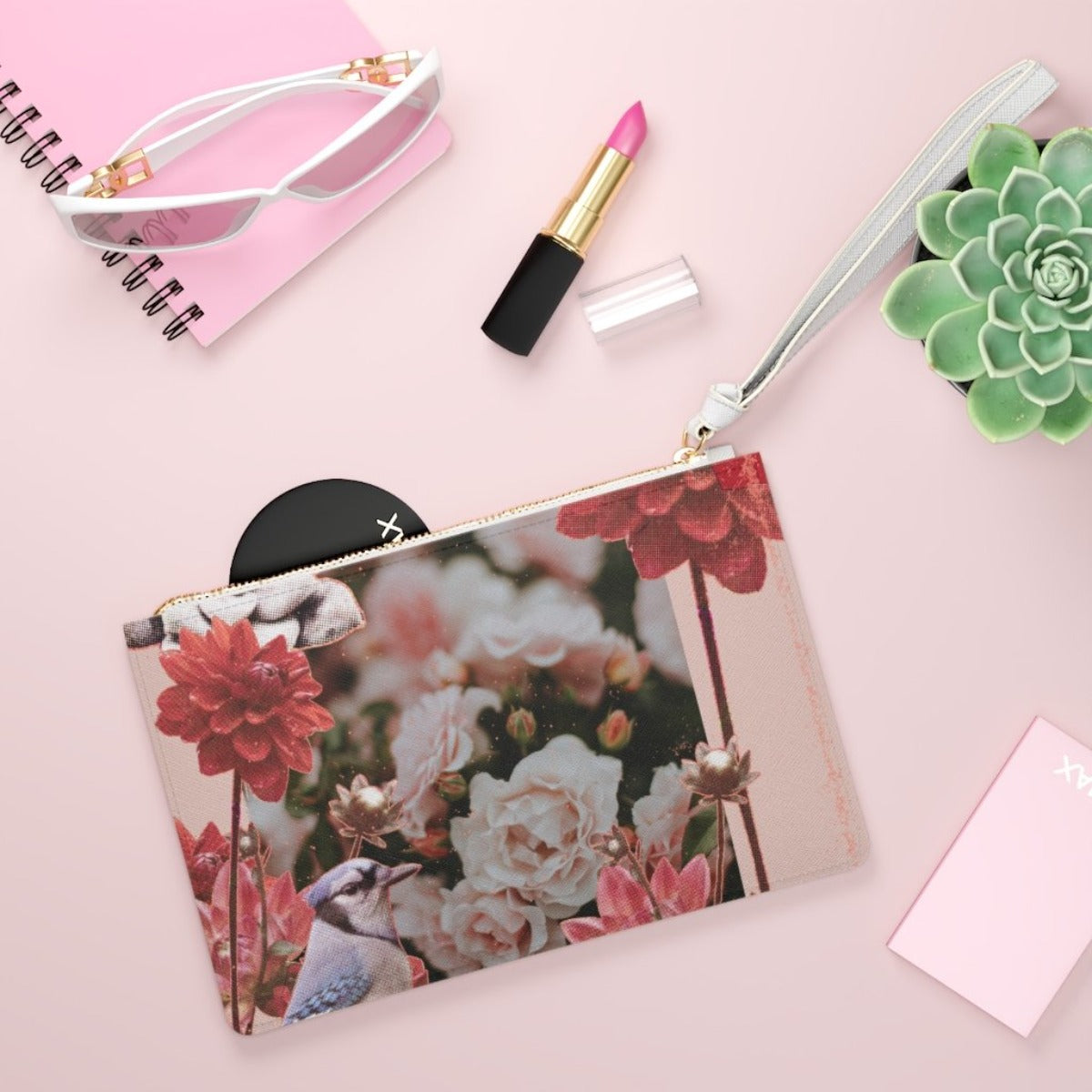 Floral Clutch Bag