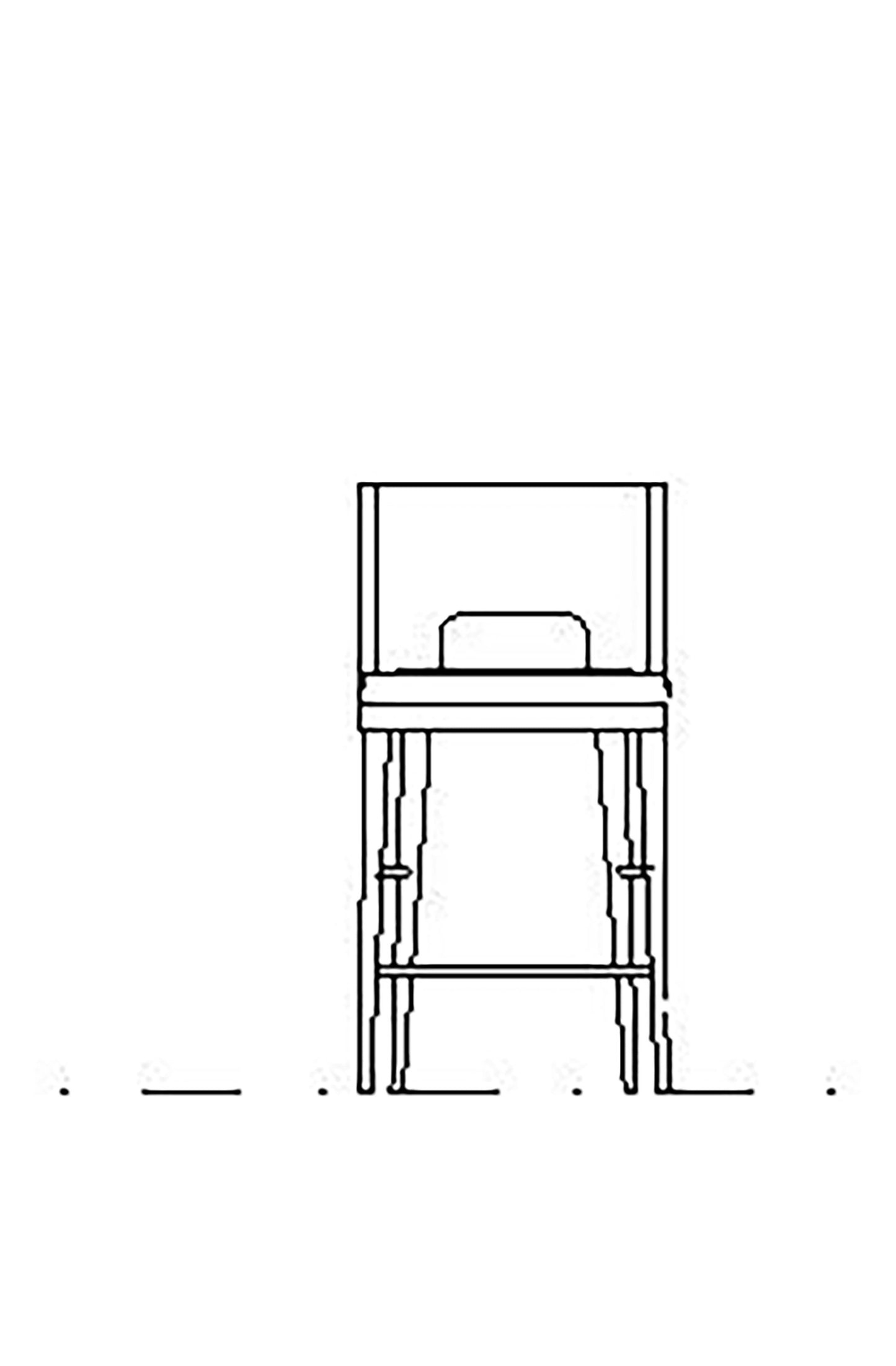 Straw Counter Stool - Revit Family File