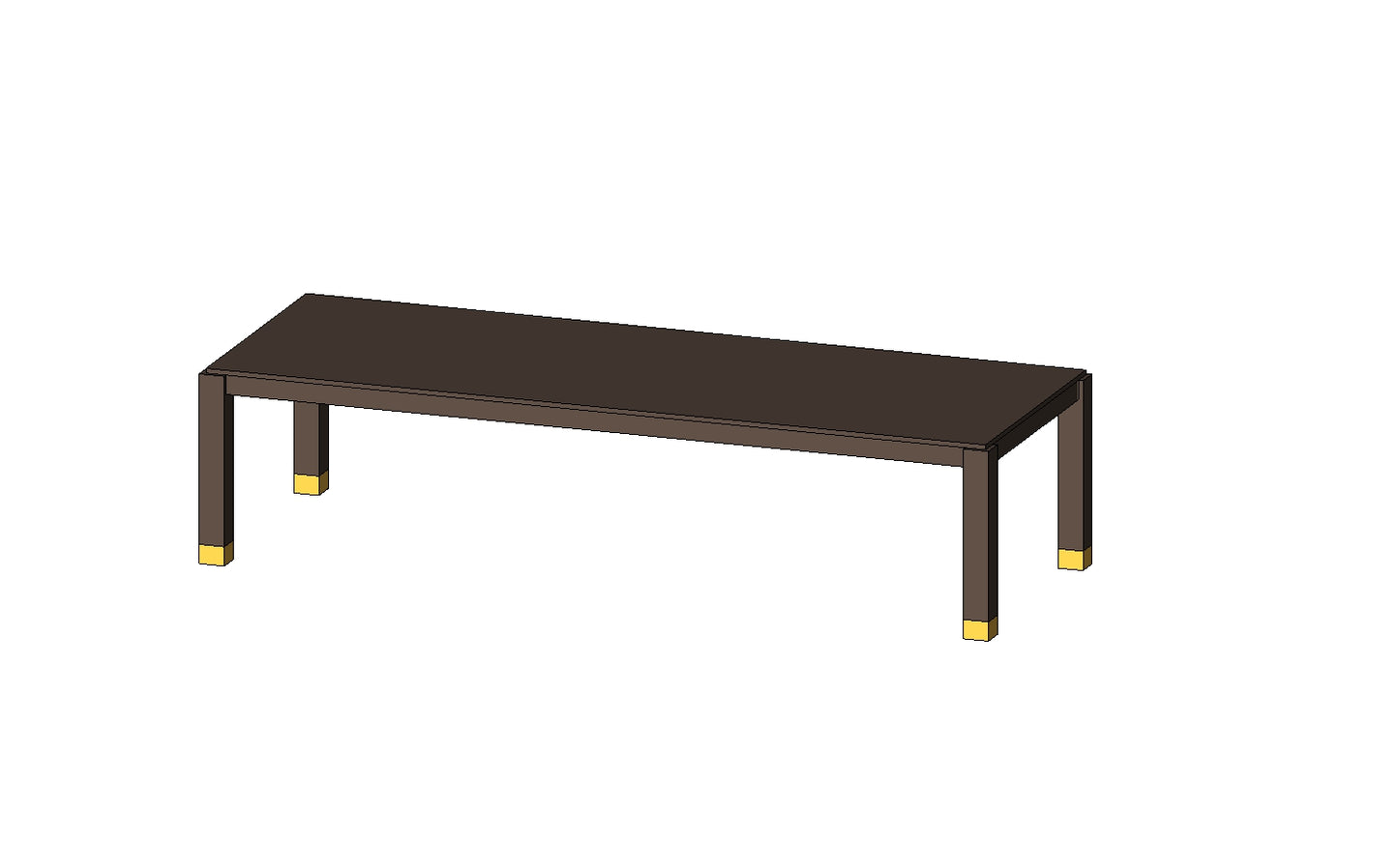 Brass Tipped Table - Revit Family File