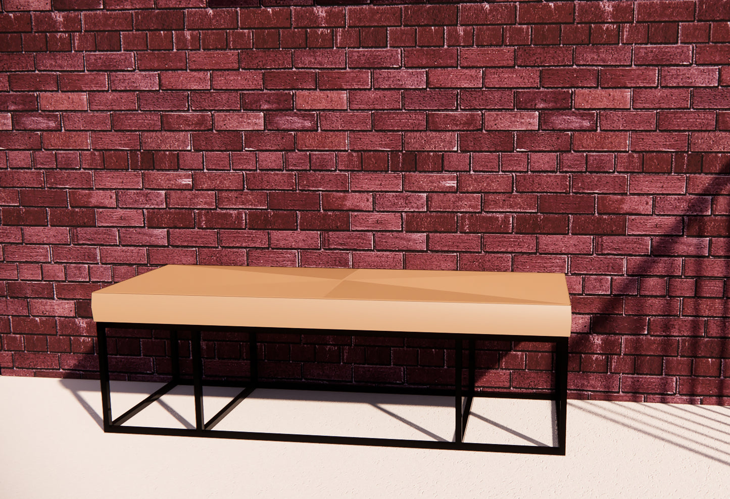 Leather Bench - Revit Family File