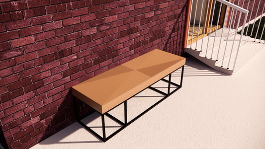 Leather Bench - Revit Family File