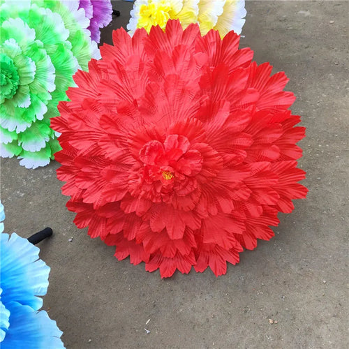 Retro Chinese Peony Flower Umbrella