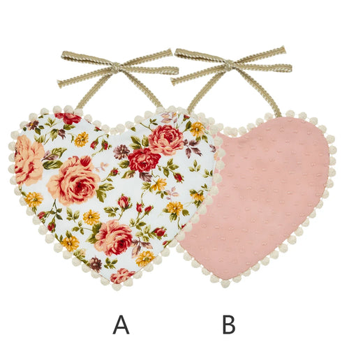 Rose Heart  Baby Bibs Bandanas Gift Double Side Saliva Towel Cotton