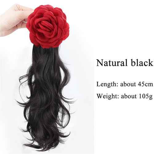 Synthetic Rose Wig
