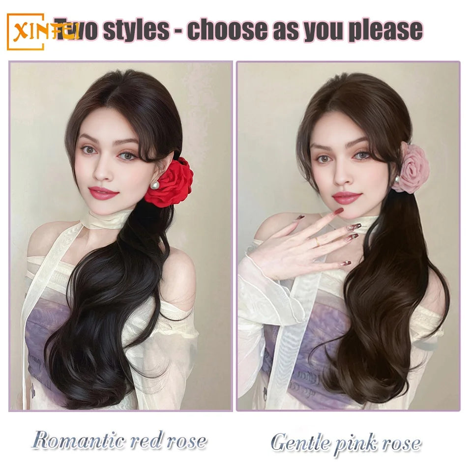 Synthetic Rose Wig