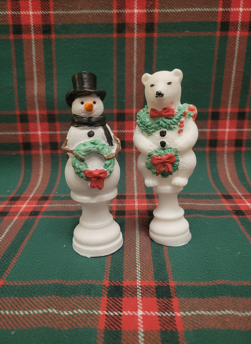 Christmas Themed 3D Printed Chess Set - Magnetic