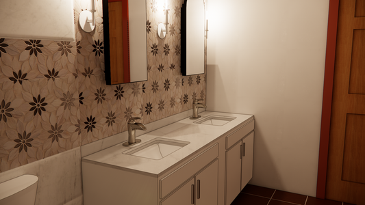 Rounded Bathroom Faucet – High-Quality Revit 2024 Family File